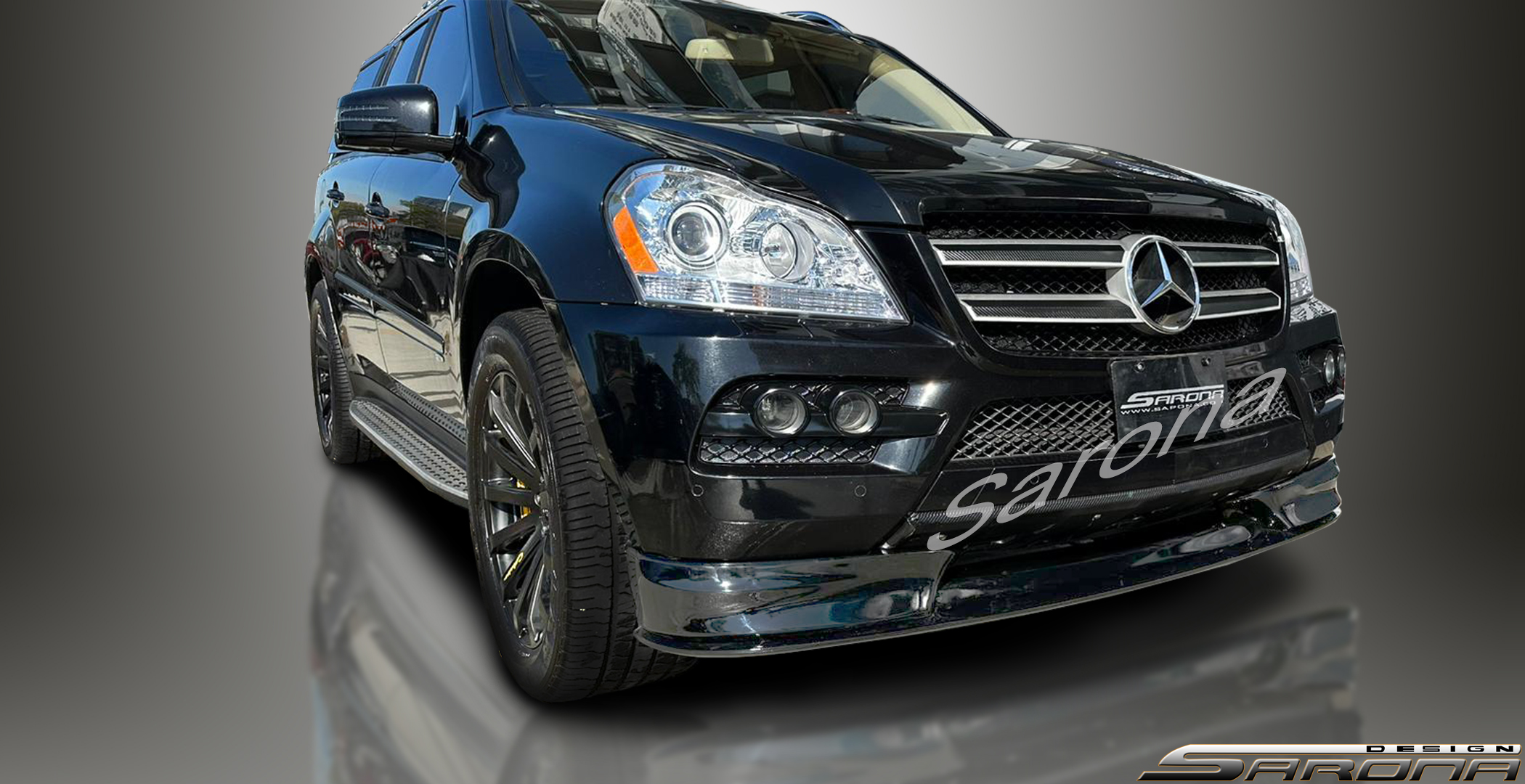 Custom Mercedes GL SUV/SAV/Crossover Front Lip/Splitter (2006 - 2012) - $590.00 (Part #MB-056-FA)